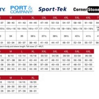 Tek Gear Socks Size Chart