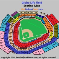 Texas Rangers Arlington Stadium Seating Chart