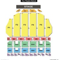 The Fox Theater Detroit Seating Chart