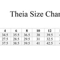 Theia Bridal Size Chart