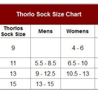 Thorlo Socks Size Chart