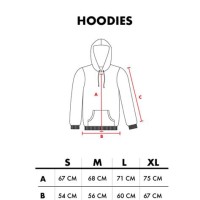 Thrasher Hoo Size Chart