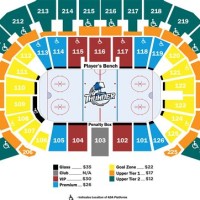 Thunder Seating Chart Rows