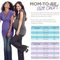 Thyme Maternity Jacket Size Chart