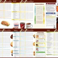 Tim Hortons Nutrition Chart Canada