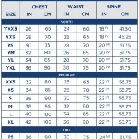 Tipperary Eventer Vest Size Chart