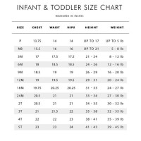 Toddler Clothing Size Chart