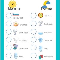 Toddler Daily Routine Chart Printable