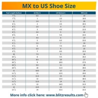 Toddler Shoe Size Chart Mexico To Us