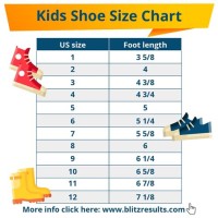 Toddler Shoe Size Chart Us And Uk