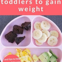 Toddler Weight Gain Food Chart