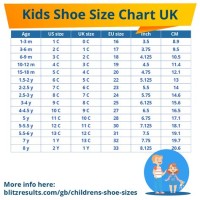 Toddlers Shoes Size Chart Uk