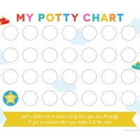 Toilet Training Chart Template