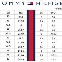 Tommy Hilfiger Jacket Size Chart