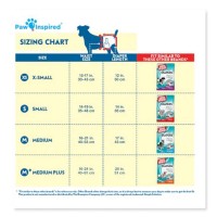 Top Paw Dog Diapers Size Chart