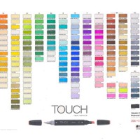 Touch Markers Color Chart