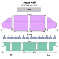 Town Hall New York Seating Chart