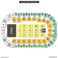 Toyota Center Kennewick Wa Seating Chart With Seat Numbers