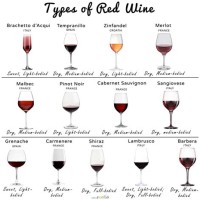 Types Of Red Wine Chart