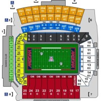 U Of Arizona Football Stadium Seating Chart