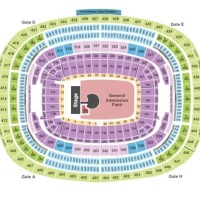 U2 Fedex Field 2017 Seating Chart