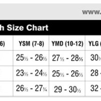 Ua Youth Medium Size Chart