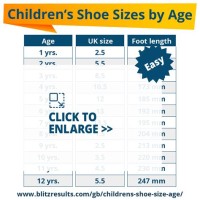 Uk Shoe Size Age Chart