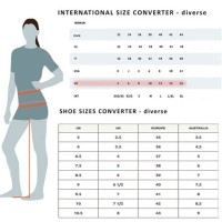 Uk Size Chart In Cm Women S