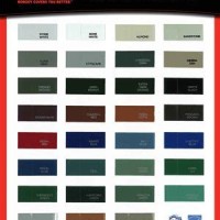 Una Clad Color Chart