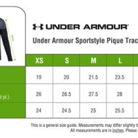 Under Armor Jacket Size Chart