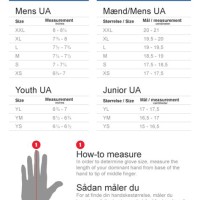 Under Armour Youth Golf Glove Size Chart