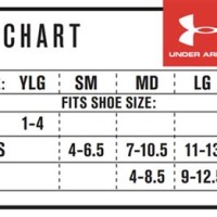 Under Armour Youth Size Chart Socks