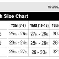 Underarmour Youth Small Size Chart