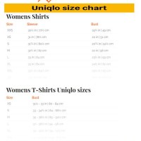 Uniqlo Size Chart