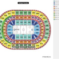 United Center Seating Chart Rows