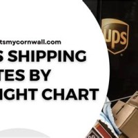 Ups Shipping Chart By Weight