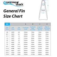 Us Divers Fins Size Chart