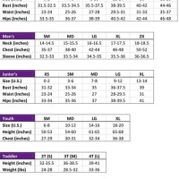 Us Size Chart S M L