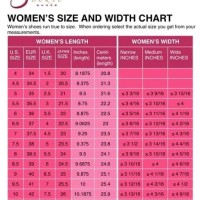 Us Women S Shoe Width Chart