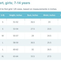 Us Youth Size Chart Clothing