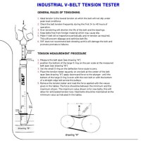 V Belt Tension Chart Skf