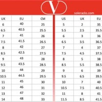 Valentino Men S Shoe Size Chart