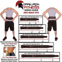 Valeo Lifting Belt Size Chart