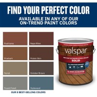 Valspar Deck Paint Color Chart