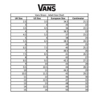 Vans Slip On Size Chart Cm