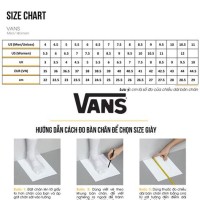 Vans Slip On Size Chart