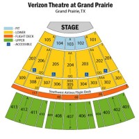 Verizon Theater Seating Chart With Rows