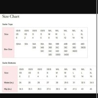 Victoria S Secret One Piece Swimsuit Size Chart