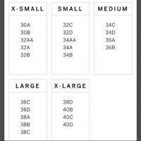 Victoria S Secret Pink Bralette Size Chart