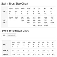 Victoria Secret Bathing Suit Size Chart